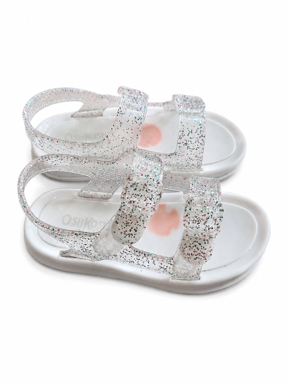 OshKosh B'gosh Clear Glitter Toddler Sandals - Multicolor Sparkle